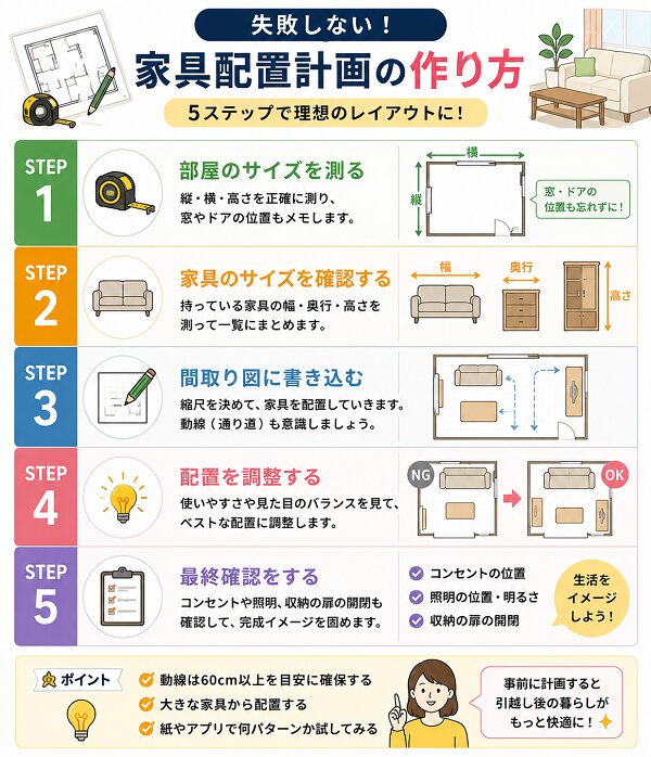 家具配置計画の作り方