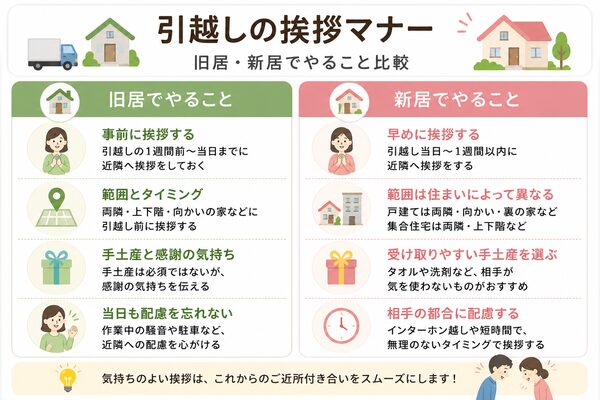 引越しの挨拶マナー