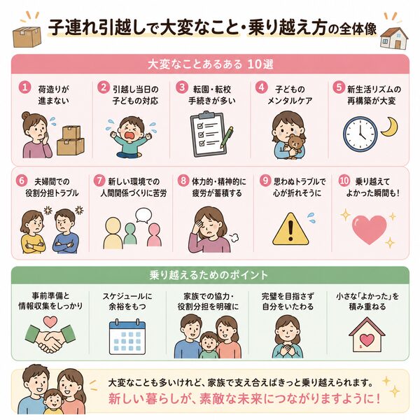 子連れ引越しで大変なこと・乗り越え方の全体像