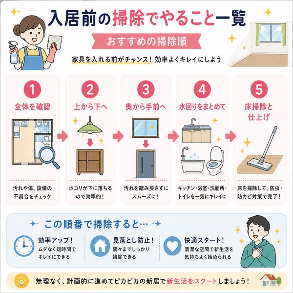 入居前の掃除でやること一覧